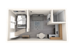 The James Apartments Studio Floor Plan The James Apartments Studio Floor Plan